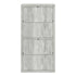 11.75" x 23.75" x 47.5" Cappuccino Particle Board Adjustable Shelves Bookshelf